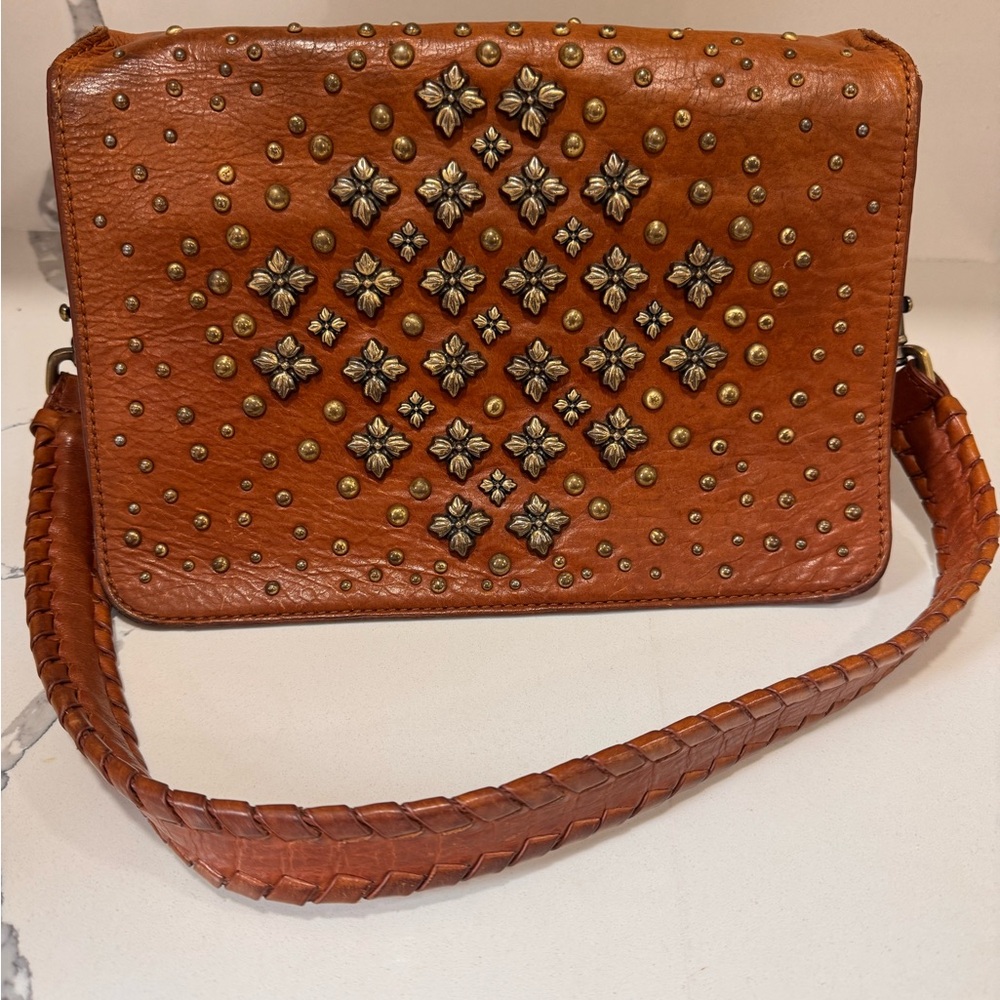 Rare Limited Edition PATRICIA NASH saddle Discovery Signature leather bag 6/200